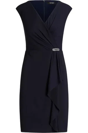 Ralph Lauren Kjole, Dame, Blå, M, Marineblå cocktail mini kjole