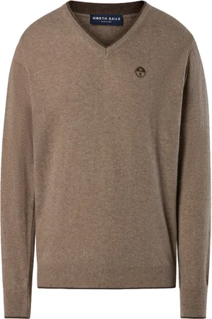 North Sails Strik, Herre, , M, Uld, Sweater med Kontrast Trim