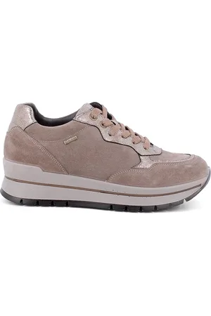 IGI&CO Sko, Dame, Brun, 36 EU, Grå Sneakers med Gore-Tex Foring