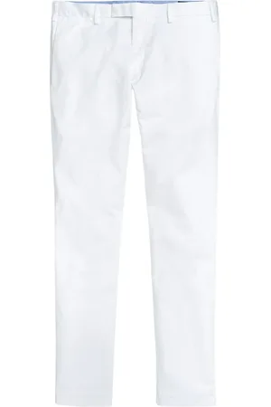 Ralph Lauren Bukser, Herre, Hvid, W33 L34, Hvide Chino Bukser