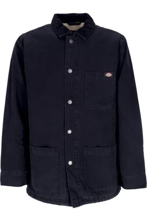 Dickies Jakke, Herre, Sort, XL, Bomuld, Canvas Arbejdsjakke Sort Sherpa Interiør
