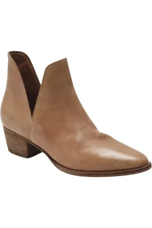 Free People Sko, Dame, Brun, 41 EU, Læder, Brun læder ankelstøvler