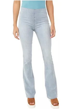 Free People Jeans, Dame, Blå, W24, Bomuld, Jenny High-Rise Jeans Blå