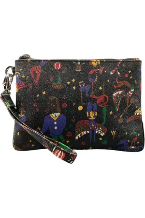 GUIDI Taske, Dame, Sort, ONE SIZE, Uld, Magic Circus Dame Clutch med Aftagelig Manchet