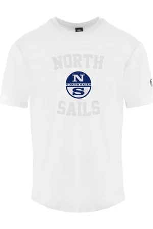 North Sails Top, Herre, Hvid, S, Herre Rund Hals Trykt T-shirt