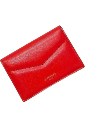 Givenchy Pre-owned, Dame, Rød, ONE SIZE, Pre-owned Laeder punge
