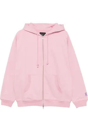 Rassvet Sweathshirts & Hoodies, Herre, Lyserød, XL, Bomuld, Zip Hoodie med Logo Detalje