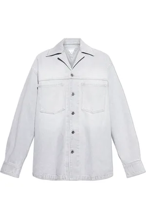 Bottega Veneta Skjorte, Herre, Grå, M, Denim, Denim jakke