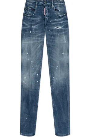 Dsquared2 Jeans, Dame, Blå, 3XS, Bomuld, Jeans 24/7