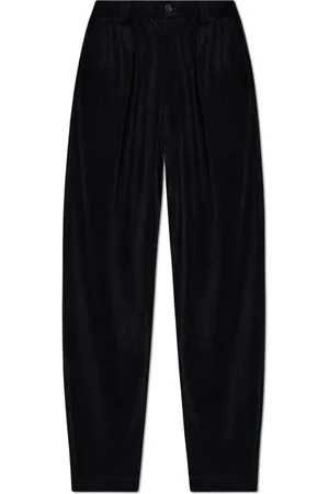Giorgio Armani Bukser, Herre, Sort, 2XL, Bomuld, Bukser lavet af frottemateriale