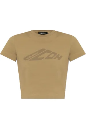 Dsquared2 Top, Dame, , S, Bomuld, T-shirt med trykt logo