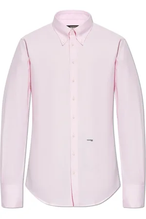 Dsquared2 Skjorte, Herre, Lyserød, S, Bomuld, Bomuldsskjorte