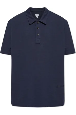 Bottega Veneta Top, Herre, Blå, M, Bomuld, Polo med krave
