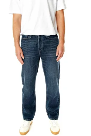 Denham Jeans, Herre, Blå, W36 L32, Denim, Afslappet pasform Mid Waist Jeans