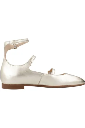 Alpe Sko, Dame, Gul, 39 EU, Dame Ballet Flats Sko