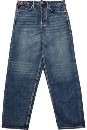 Evisu Jeans, Herre, Blå, W33, Denim, Broderet Denim Blå Jeans