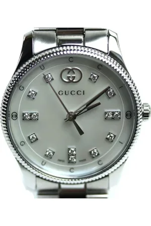Gucci Pre-owned, Dame, Grå, ONE SIZE, Pre-owned Metal watches