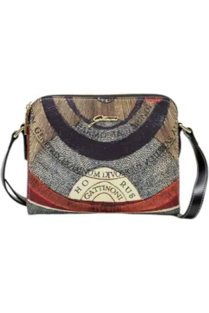 Gattinoni Taske, Dame, Flerfarvet, ONE SIZE, Planetarium Crossbody Taske med Logo Bogstaver