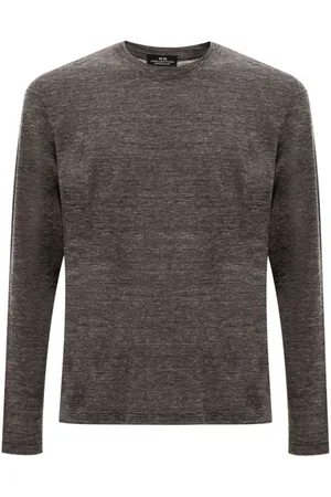 corneliani Top, Herre, Grå, L, Uld, Grå Uld T-Shirt