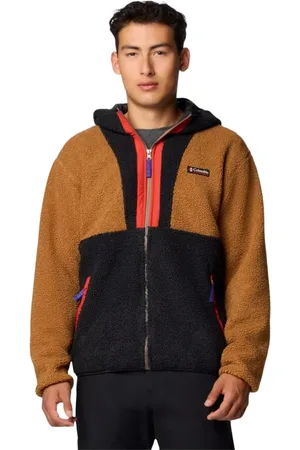 Columbia Sport, Herre, Brun, L, Polyester, Retro Sherpa Hættetrøje