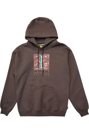 IUTER Sweathshirts & Hoodies, Herre, Brun, XL, Uld, Brun Hoodie Mediolanum X