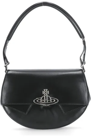 Vivienne Westwood Taske, Dame, Sort, ONE SIZE, Uld, Sort Læder Skuldertaske