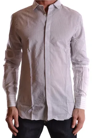 Neil Barrett Skjorte, Herre, Grå, 2XL, Uld, Stilfulde Skjorter til Mænd og Kvinder