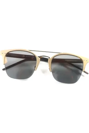 Bottega Veneta Pre-owned, Dame, Gul, ONE SIZE, Pre-owned Metal solbriller
