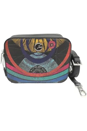 Gattinoni Taske, Dame, Sort, ONE SIZE, Uld, Firkantet Crossbody Taske med Justerbar Strop