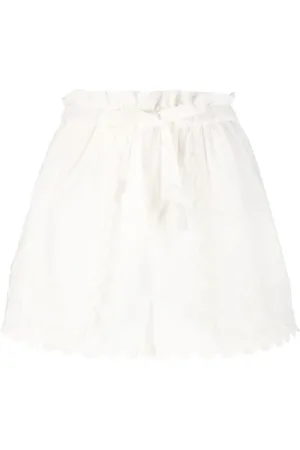 ULLA JOHNSON Shorts, Dame, , L, Bomuld, Linned Bomuld Afslappet Shorts