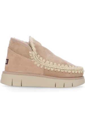 Mou Sko, Dame, , 41 EU, Uld, Shearling Støvler Rund Tå Uld