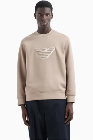 Emporio Armani Sweathshirts & Hoodies, Herre, , XL, Polyester, Logo Accent Sporty Jumper