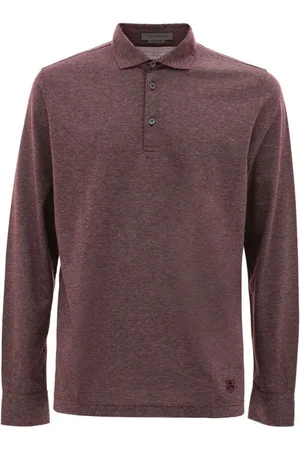 corneliani Strik, Herre, Lilla, L, Bomuld, Lilla Bomuld Polo Skjorte