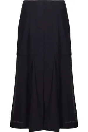 Salvatore Ferragamo Nederdel, Dame, Sort, XS, Silke Sort Nederdel