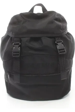 Saint Laurent Pre-owned, Dame, Sort, ONE SIZE, Pre-owned Canvas rygsaekke