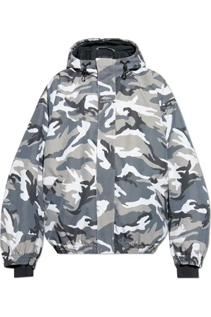 Balenciaga Sport, Herre, Grå, L, Uld, Foret jakke fra Skiwear kollektionen