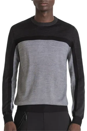Antony Morato Sweathshirts & Hoodies, Herre, Sort, M, Regular Fit Strik i Filato M