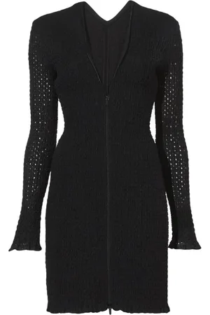 Proenza Schouler Kjole, Dame, Sort, S, Bomuld, Sort Broderie Anglaise Midi Kjole
