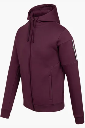 Cruyff Sweathshirts & Hoodies, Herre, Rød, XS, Bomuld, Rød Herre Træningssæt Med Hætte