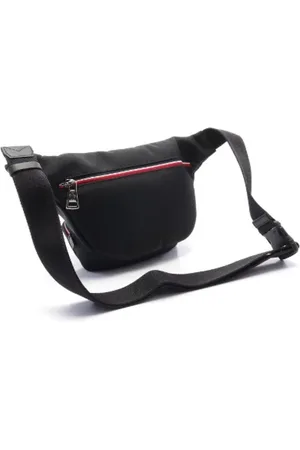 Moncler Pre-owned, Dame, Sort, ONE SIZE, Uld, Pre-owned Canvas skuldertasker