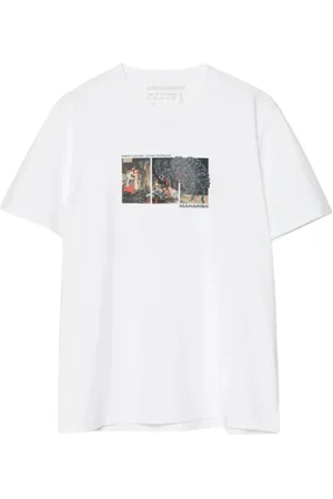 Maharishi Top, Herre, Hvid, XL, Bomuld, Cyber Skeleton Tee Hvid