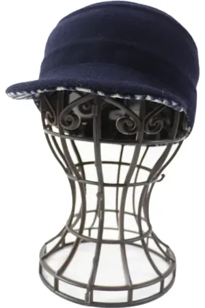 Dior Pre-owned, Dame, Blå, ONE SIZE, Pre-owned Stof hatte