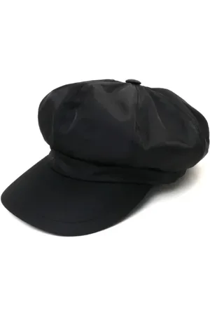 Prada Pre-owned, Dame, Sort, ONE SIZE, Pre-owned Stof hatte