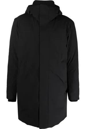 J Lindeberg Frakke, Herre, Sort, 2XL, Uld, Sort Dunparka Jakke