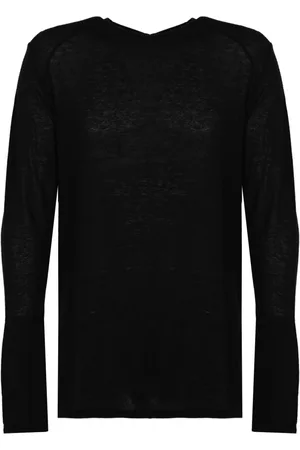 LA HAINE INSIDE US Strik, Herre, Sort, M, Elegant Letvægts Sweater