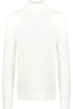 Jil Sander Strik, Herre, , 3XL, Uld, Elegant Uld Sweater