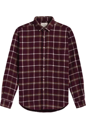 Portuguese Flannel Skjorte, Herre, Flerfarvet, L, Bomuld, Klassisk Tjek Skjorte