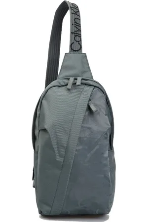 Calvin Klein Taske, Herre, Grøn, ONE SIZE, Uld, Skæv Logo Taske