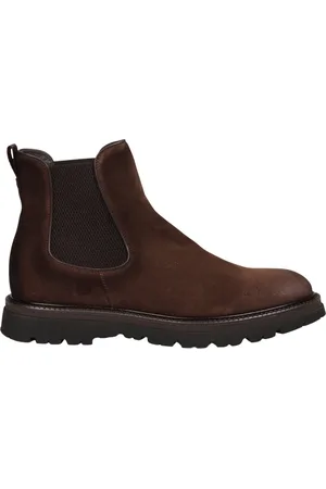 Corvari Sko, Herre, Brun, 44 EU, Suede, Suede Chelsea Ankelstøvler