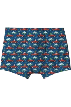MC2 SAINT BARTH Undertøj, Herre, Blå, M, Julemønster mikrofiber herre boxershorts